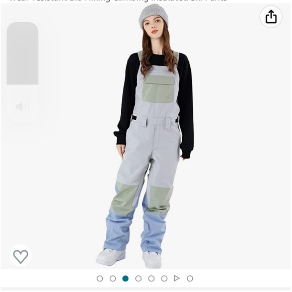 Searipe Snowboard Bibs from Snowverb Size Large - Picture 8 of 9